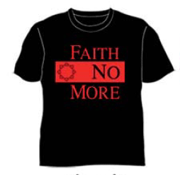 Classic Logo Black Tshirt by Faith No More