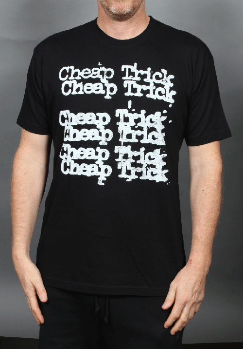 Logo Black Tshirt by Cheap Trick
