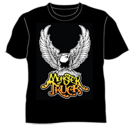 Eagle Black Tshirt by Monster Truck