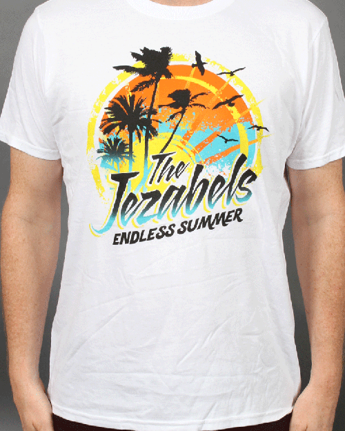 Endless Summer White Tshirt by The Jezabels