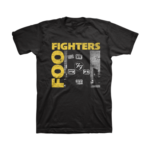Roadcase Unisex Black Tee by Foo Fighters