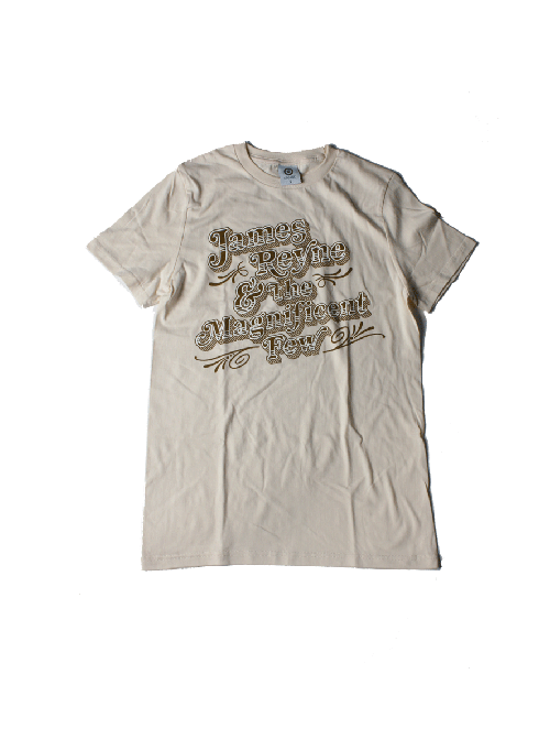 James Reyne And The Magnificent Few Natural Organic Tshirt by James Reyne