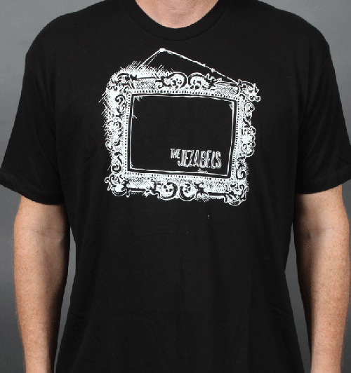 White Frame Black Tshirt by The Jezabels