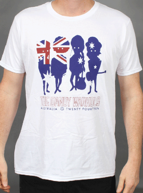 White Tshirt Australian Tour Dates by The Dandy Warhols