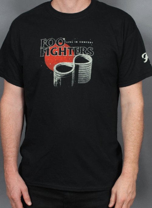 Event Black Tshirt 28th Feb Melbourne, AU by Foo Fighters
