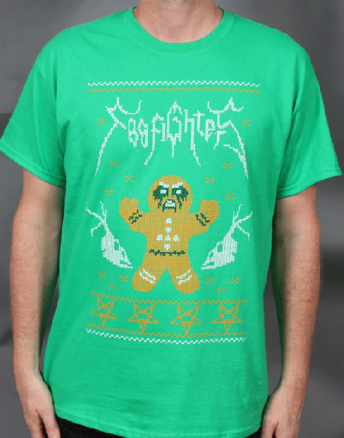 Ginger Metal Tshirt (Irish Green ) by Foo Fighters