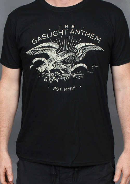 Wings Tour Black Tshirt by The Gaslight Anthem