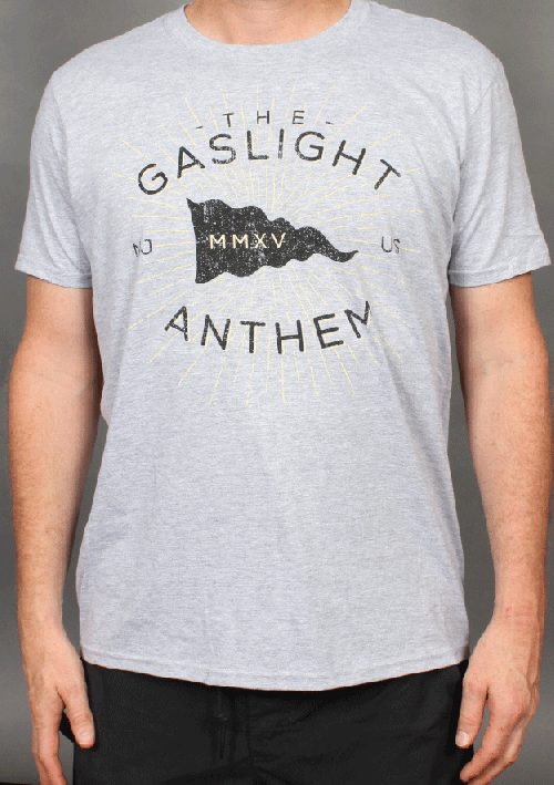 Flag Grey Tshirt by The Gaslight Anthem