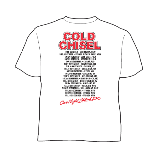 cold chisel t shirt