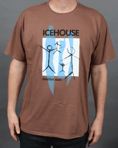 Primitive Man Brown Tshirt by Icehouse