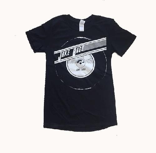 Live 45 Black Tshirt by Jake Bugg