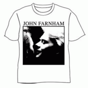 John Farnham Whispering Jack White Tshirt by John Farnham