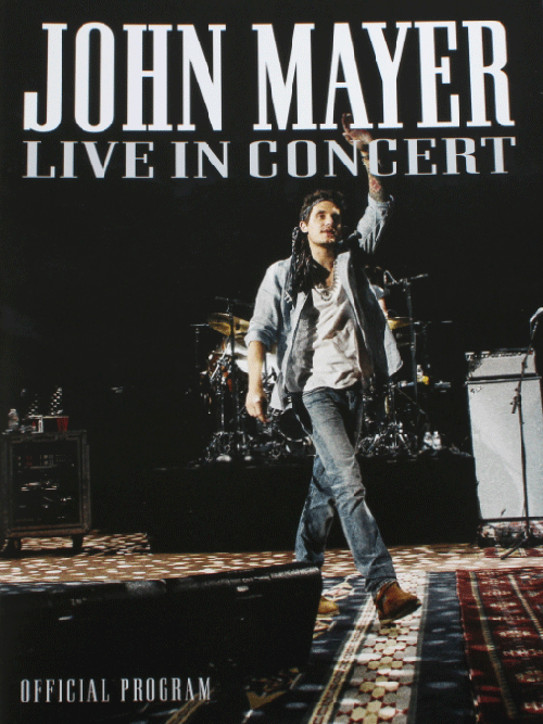 Program 2013-2014 World Tour by John Mayer