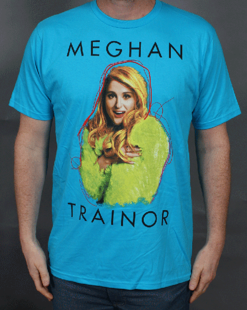 Title Pose Turquoise Tshirt by Meghan Trainor