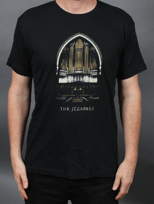 Organ Black Tshirt by The Jezabels