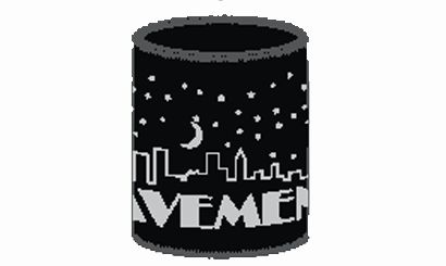 Nightfall Black Stubby Holder by Pavement