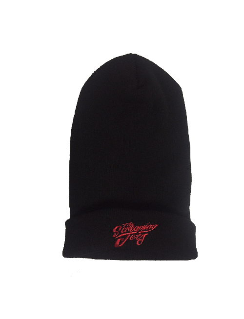 Black Beanie Embroidered Logo by The Screaming Jets