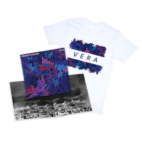 Vera Signed CD + Limited Edition White Vera Tshirt by Crooked Colours