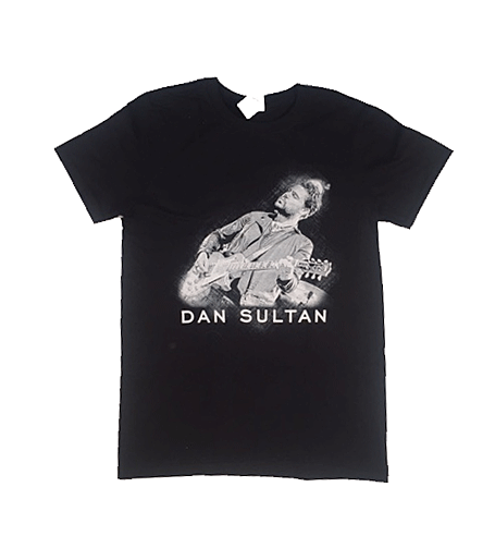 Open Live Black Tshirt (No Back Print) by Dan Sultan