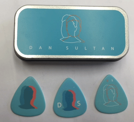 Guitar Pick Tin (Set of 3) by Dan Sultan