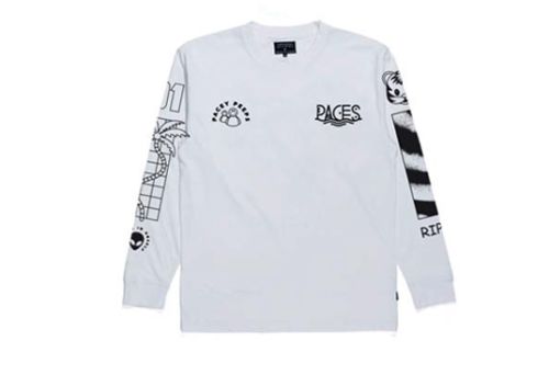Savage White Longsleeve Tshirt by Paces