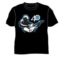 Guitar 40 Years Live Black Tshirt by Icehouse