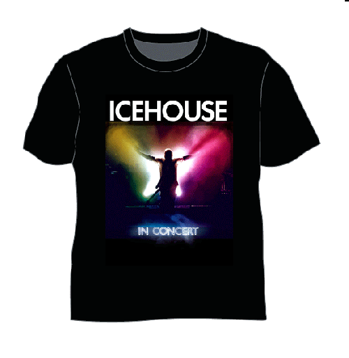 In Concert Black Tshirt by Icehouse