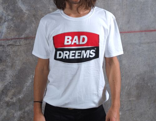 West End White Tshirt by Bad Dreems