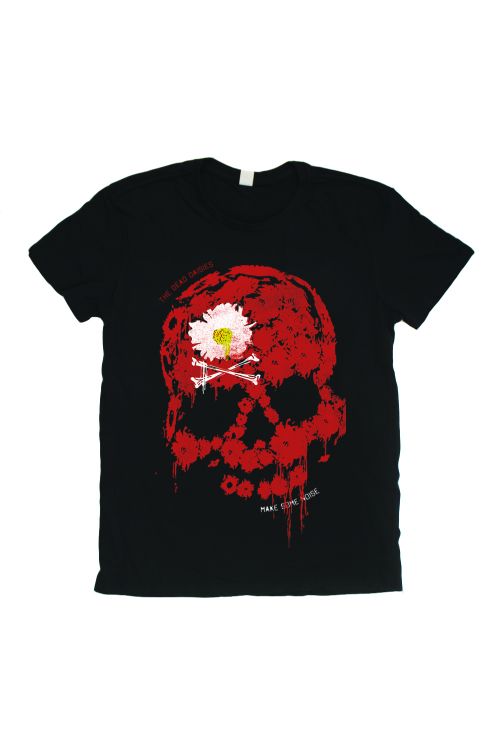Red Skull Make Some Noise Black Tshirt by The Dead Daisies