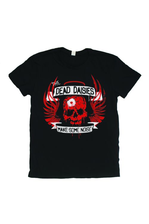 Skull Wings Make Some Noise Black Tshirt by The Dead Daisies