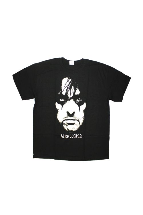 Face All Over Black Tshirt by Alice Cooper