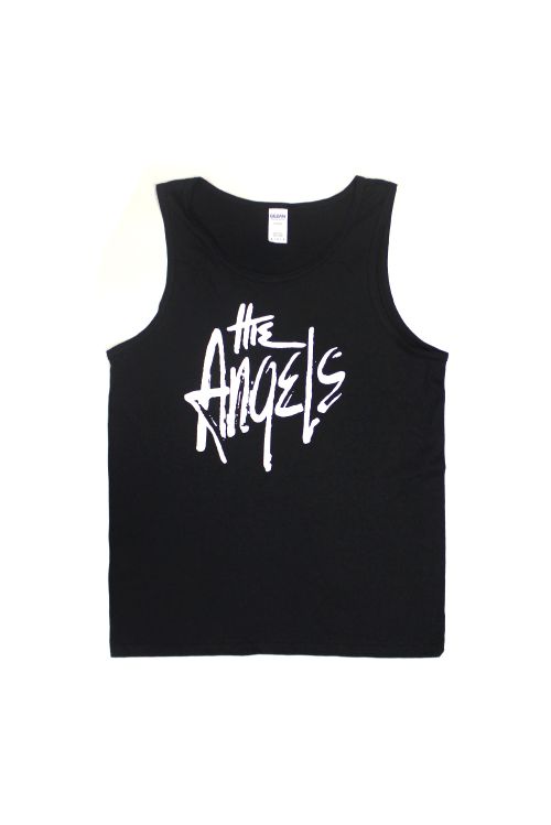 Classic Logo Black Singlet/Tank by The Angels