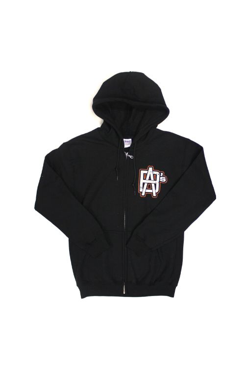 College Script Black Zip Up Hoody by Baby Animals