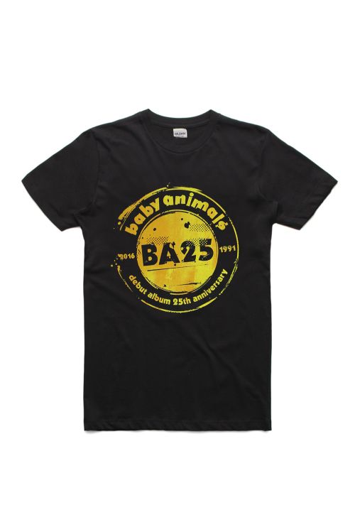 Stamp Black Tshirt by Baby Animals