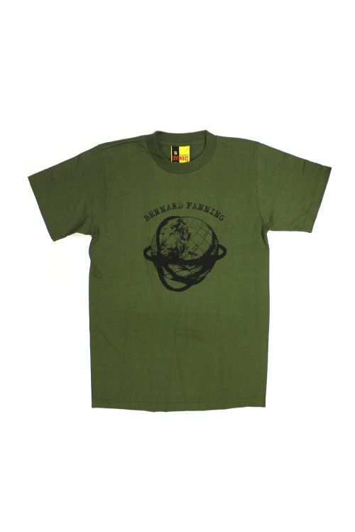 Globe Green Tshirt by Bernard Fanning