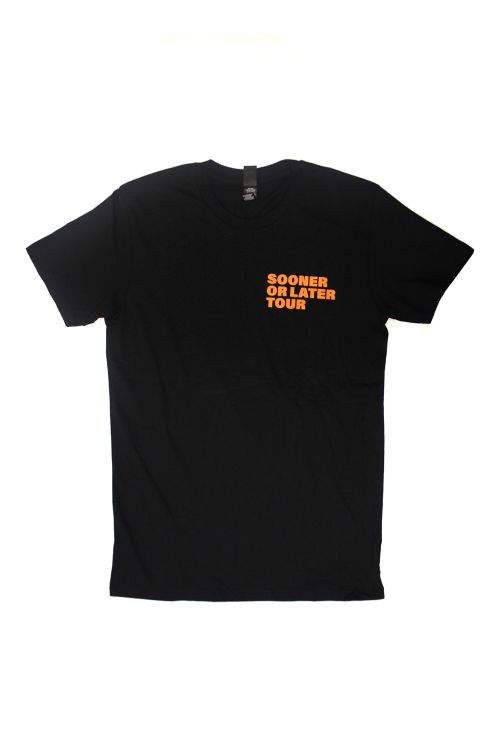 Sooner Or Later Tour Black Tshirt by Bernard Fanning