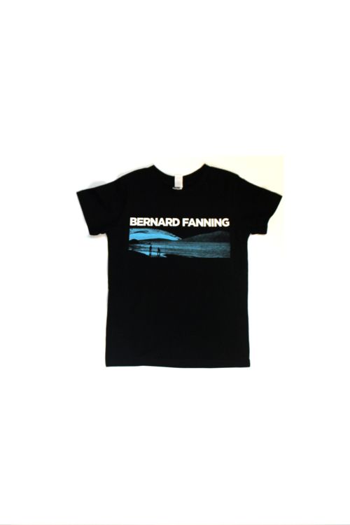 Blue Logo Black Kids Tshirt by Bernard Fanning