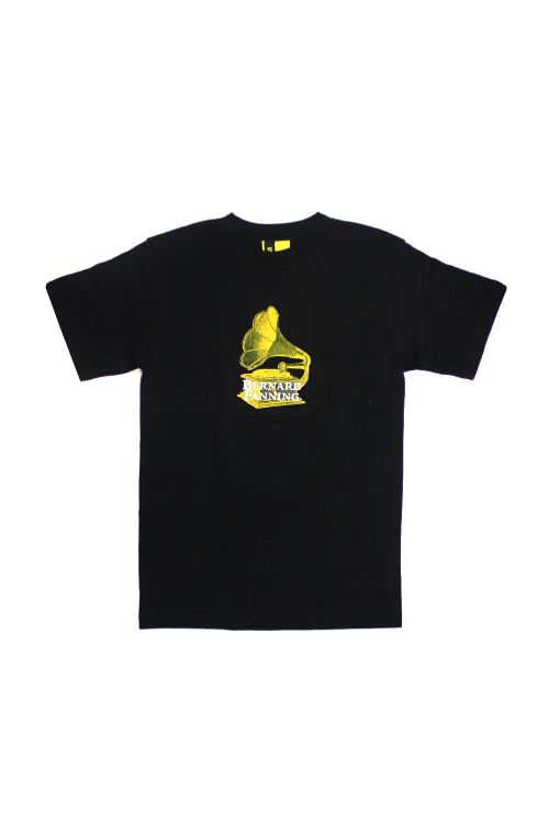 Gramaphone Black Mens Tshirt by Bernard Fanning