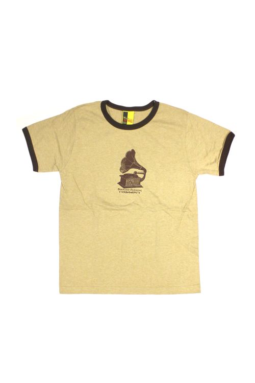 Gramophone Light Brown Ladies Tee by Bernard Fanning