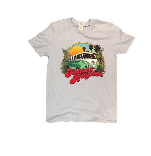 Kombi Blue Tshirt /w Tour dates on reverse by James Reyne