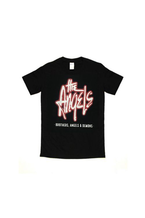 Brothers, Angels & Demons Tour Black Tshirt by The Angels