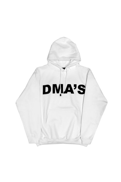 White Hoodie Album Font by DMA'S