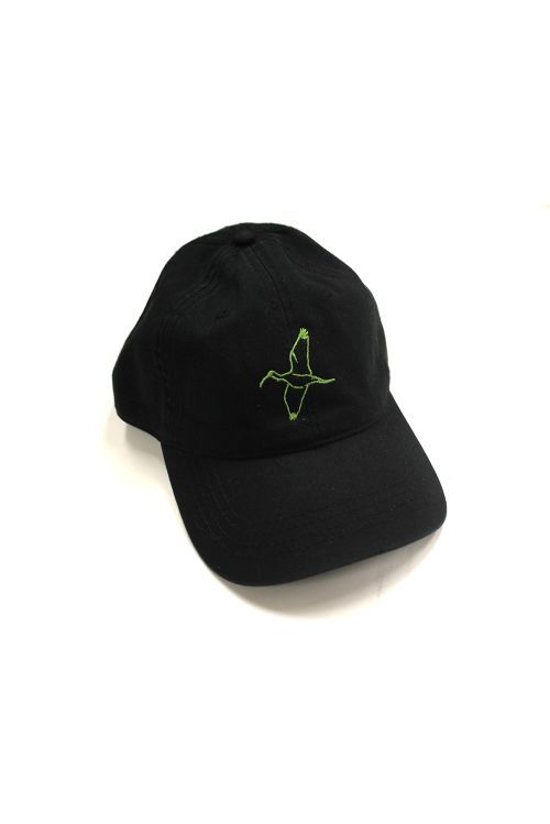 Black/Lime Green Ibis Cap by DMA'S