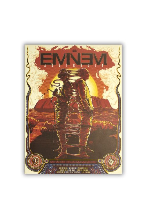 Poster Australian Tour (Uluru) Limited by Eminem
