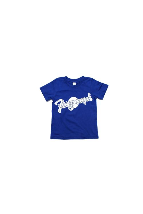 Logo Kids Royal Blue Tshirt by Fairgrounds