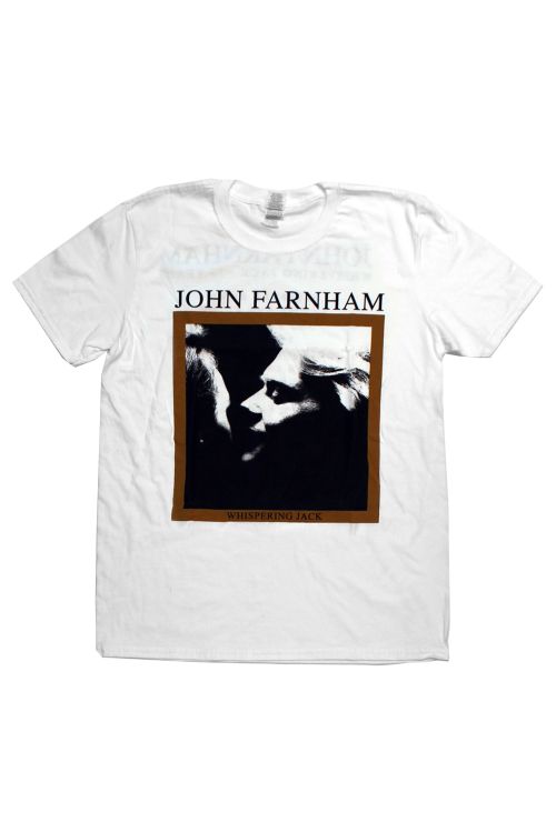 Whispering Jack 30th Anniversary White Tshirt by John Farnham