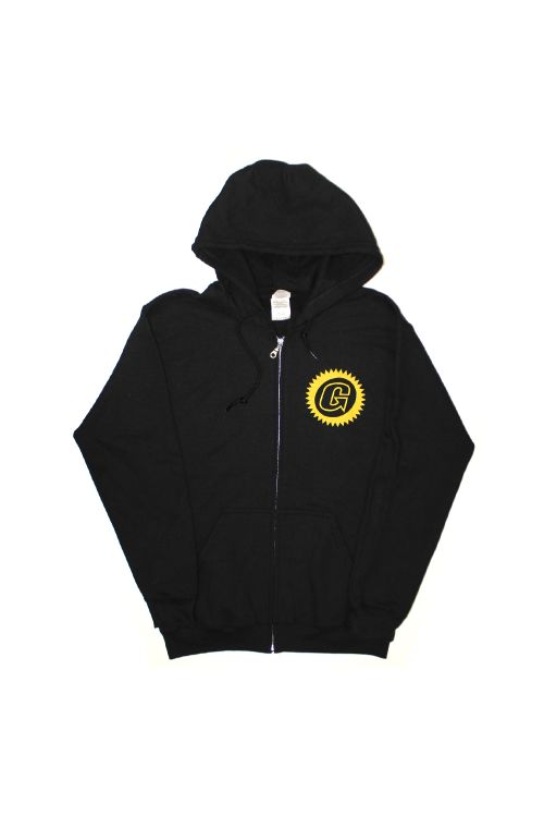 Sunbeam Black Zip Hoody by Grinspoon