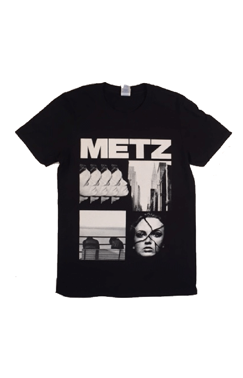Collage Black Tshirt by Metz