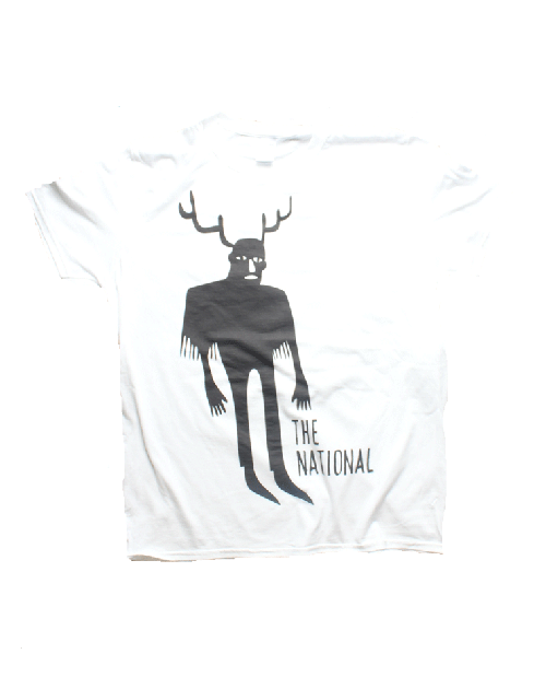 Demon White Tshirt by The National