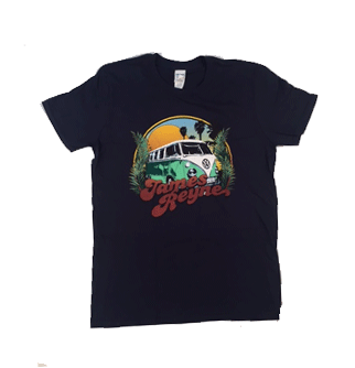 Kombi Navy Tshirt (No Back Print) by James Reyne